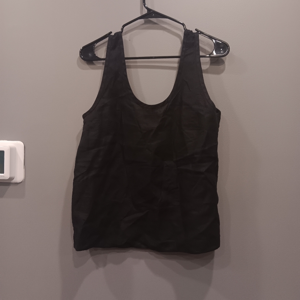 Everlane Scoop Neck Linen Tank, size 4. Excellent condition